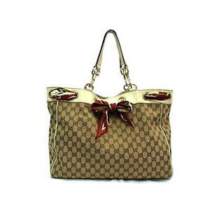 Gucci Tote Bag Scarf GG Canvas Khaki Green Beige Tan Ivory White Shoulder